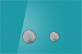 Кнопка Cersanit STERO для LINK PRO/VECTOR/LINK/HI-TEC стекло лазурный